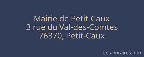 Mairie de Petit-Caux