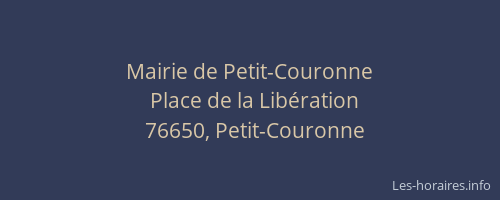Mairie de Petit-Couronne