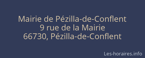 Mairie de Pézilla-de-Conflent