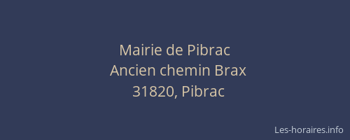 Mairie de Pibrac
