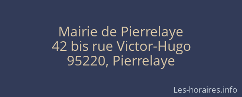 Mairie de Pierrelaye