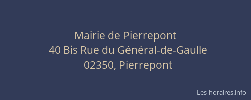 Mairie de Pierrepont