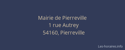Mairie de Pierreville