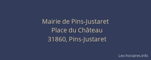 Mairie de Pins-Justaret