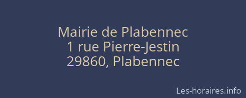 Mairie de Plabennec
