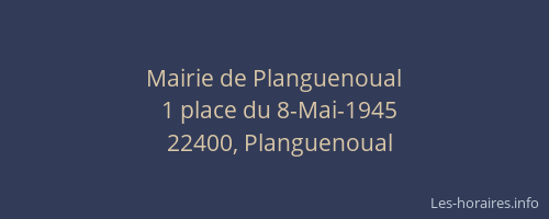 Mairie de Planguenoual