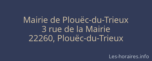 Mairie de Plouëc-du-Trieux