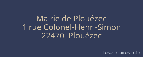Mairie de Plouézec