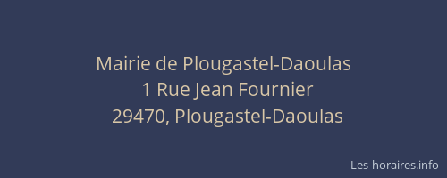 Mairie de Plougastel-Daoulas