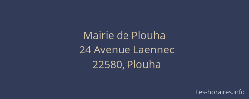 Mairie de Plouha