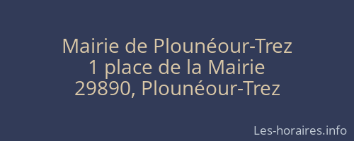 Mairie de Plounéour-Trez