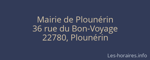 Mairie de Plounérin