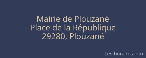 Mairie de Plouzané