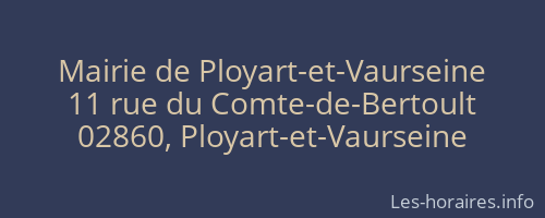Mairie de Ployart-et-Vaurseine