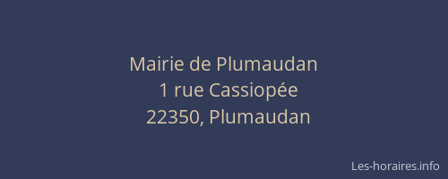 Mairie de Plumaudan