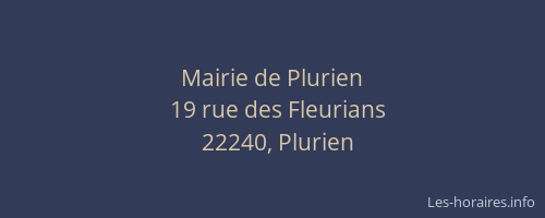 Mairie de Plurien