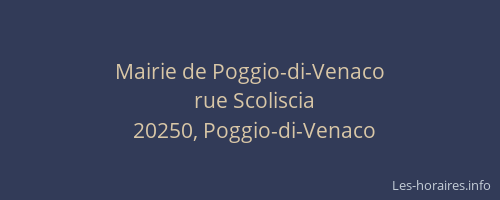 Mairie de Poggio-di-Venaco