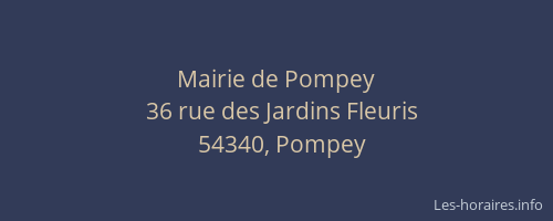 Mairie de Pompey