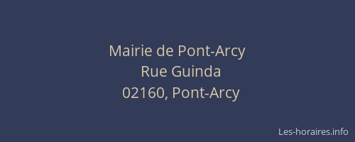 Mairie de Pont-Arcy