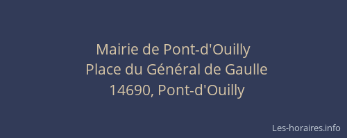 Mairie de Pont-d'Ouilly