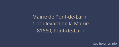 Mairie de Pont-de-Larn