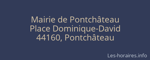 Mairie de Pontchâteau