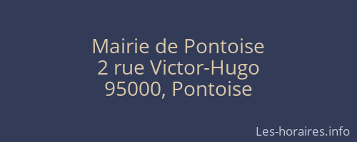 Mairie de Pontoise