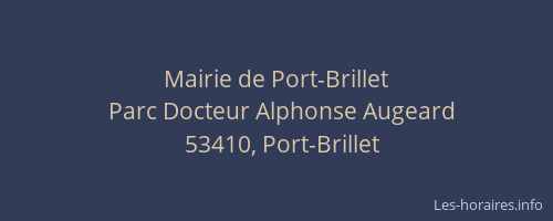 Mairie de Port-Brillet