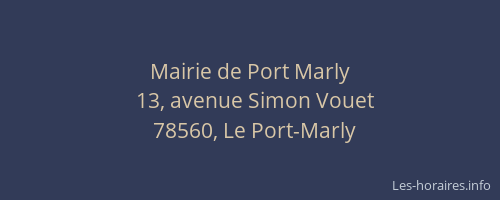 Mairie de Port Marly