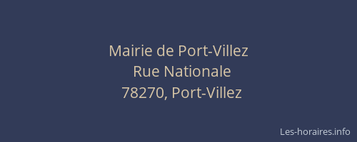 Mairie de Port-Villez
