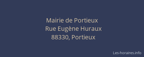Mairie de Portieux