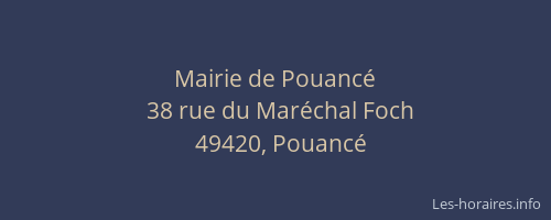 Mairie de Pouancé