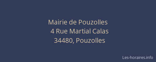 Mairie de Pouzolles