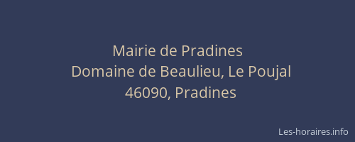 Mairie de Pradines