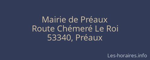 Mairie de Préaux