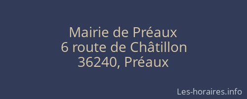 Mairie de Préaux