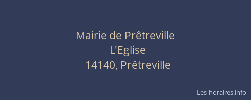 Mairie de Pr&ecirc;treville