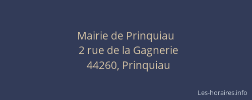 Mairie de Prinquiau