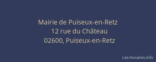 Mairie de Puiseux-en-Retz