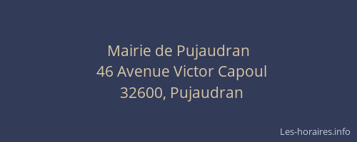 Mairie de Pujaudran
