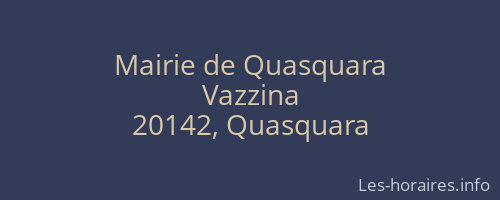 Mairie de Quasquara