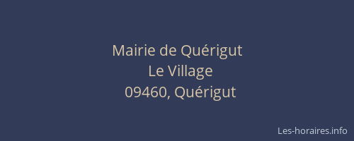 Mairie de Quérigut