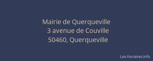 Mairie de Querqueville