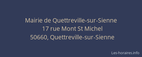 Mairie de Quettreville-sur-Sienne