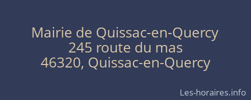 Mairie de Quissac-en-Quercy