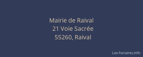 Mairie de Raival