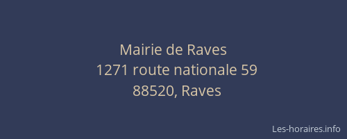 Mairie de Raves