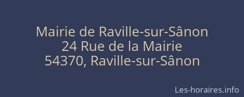 Mairie de Raville-sur-Sânon