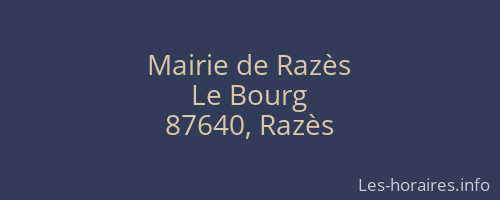 Mairie de Razès