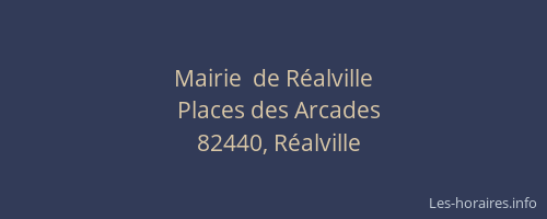 Mairie  de R&eacute;alville